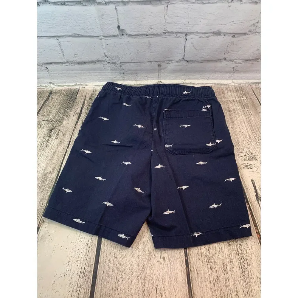OLD NAVY Boy’s Navy Shark Bermuda Shorts / Size: Small 6-7